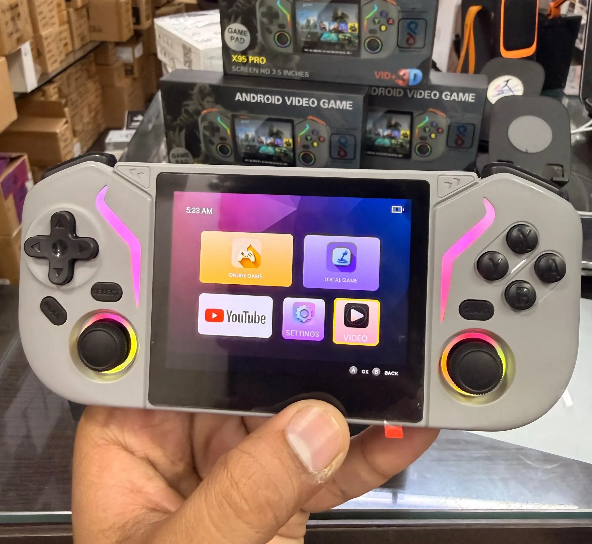 X95 Pro Retro Handheld Game Console